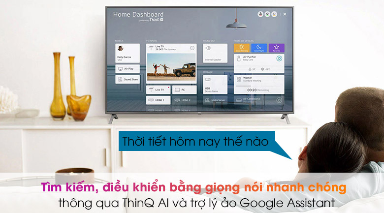 Trợ lý ảo - Smart Tivi NanoCell LG 4K 75 inch 75NANO79TND