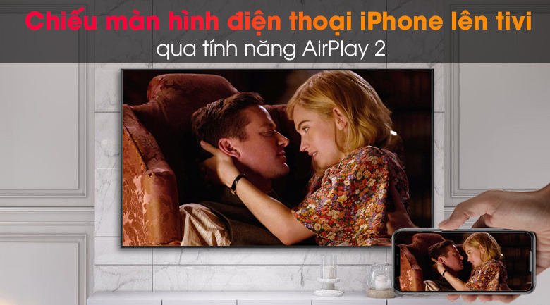 Smart Tivi Khung Tranh The Frame QLED Samsung 4K 65 inch QA65LS03A - AirPlay2