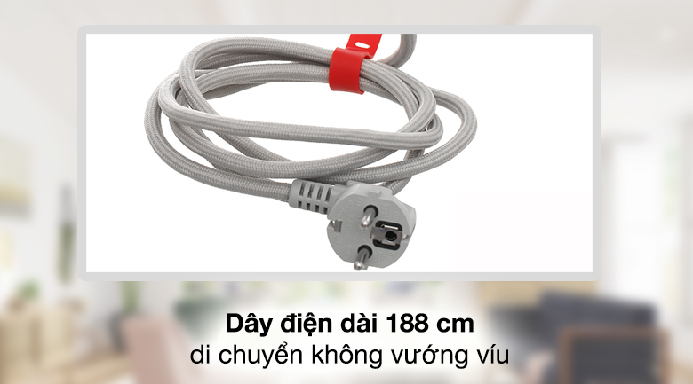Bàn ủi hơi nước cầm tay DEERMA HS218 - Dây điện dài 188 cm