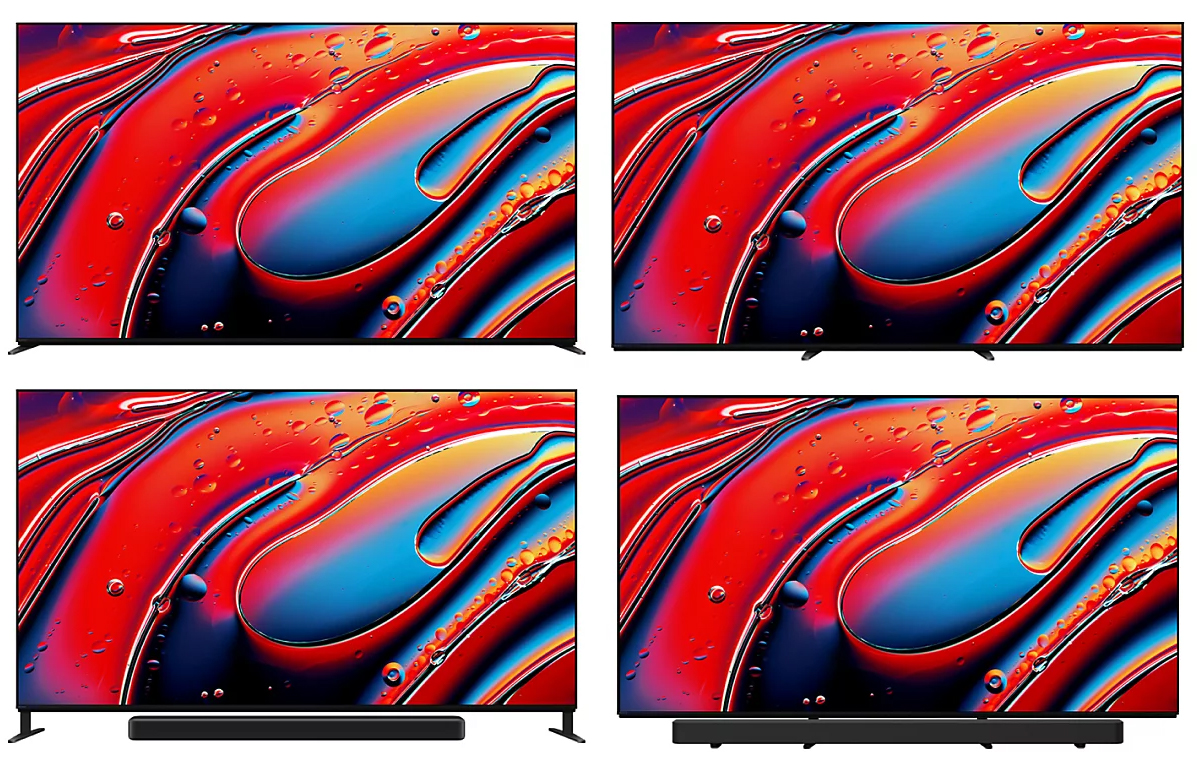 Chân đế 4 cách bố trí của tivi Mini LED Sony 4K 85 inch K-85XR90