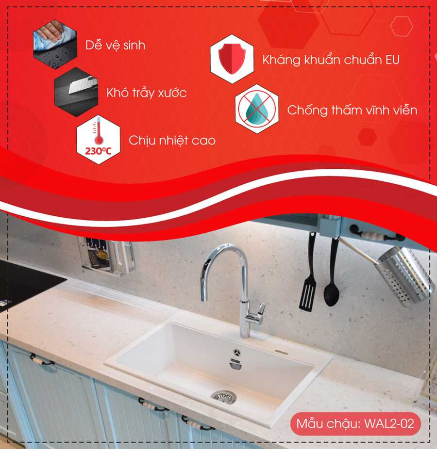 chậu rửa chén WAL3-03 và các thông tin nổi bật