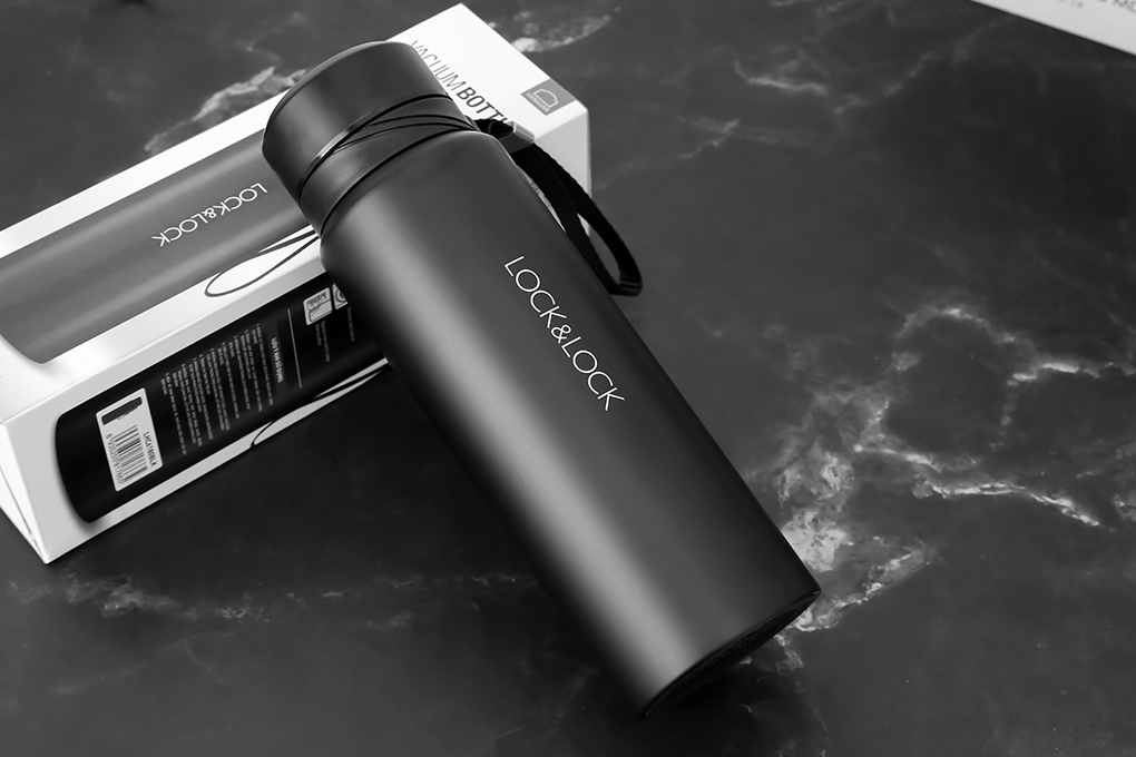 Bình giữ nhiệt inox 800 ml Lock&Lock LHC6180BLK