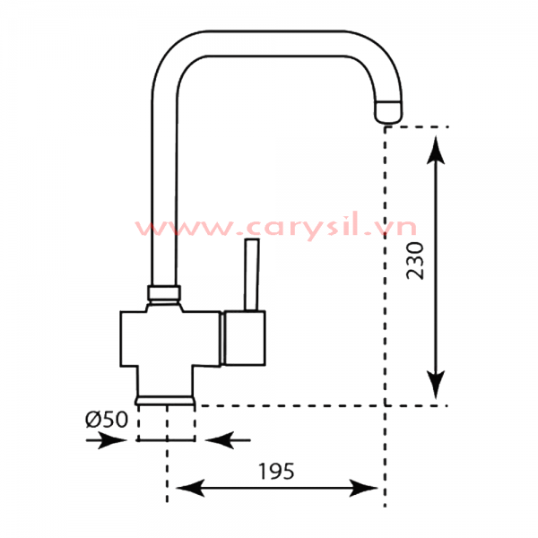 Vòi Rửa Chén Bát Cao Cấp Argo - Mã I2451
