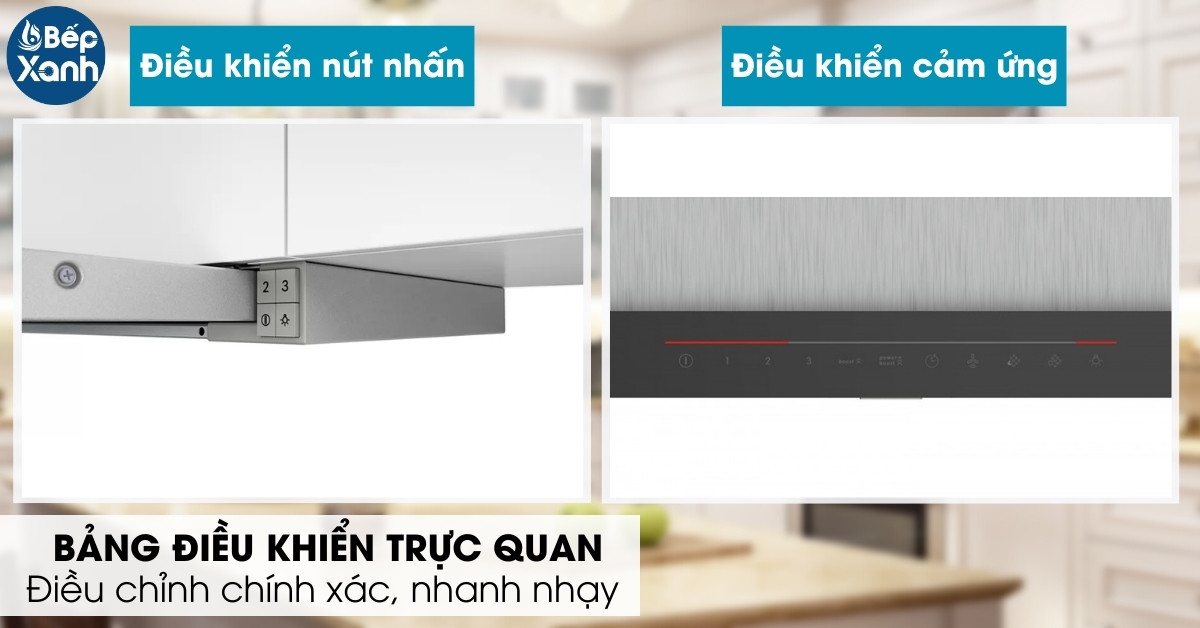 bảng điều khiển dễ sử dụng