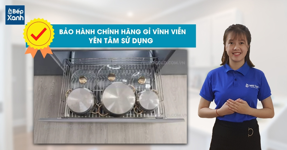 Giá xoong nồi nan oval EPV5060 được bảo hành gỉ vĩnh viễn
