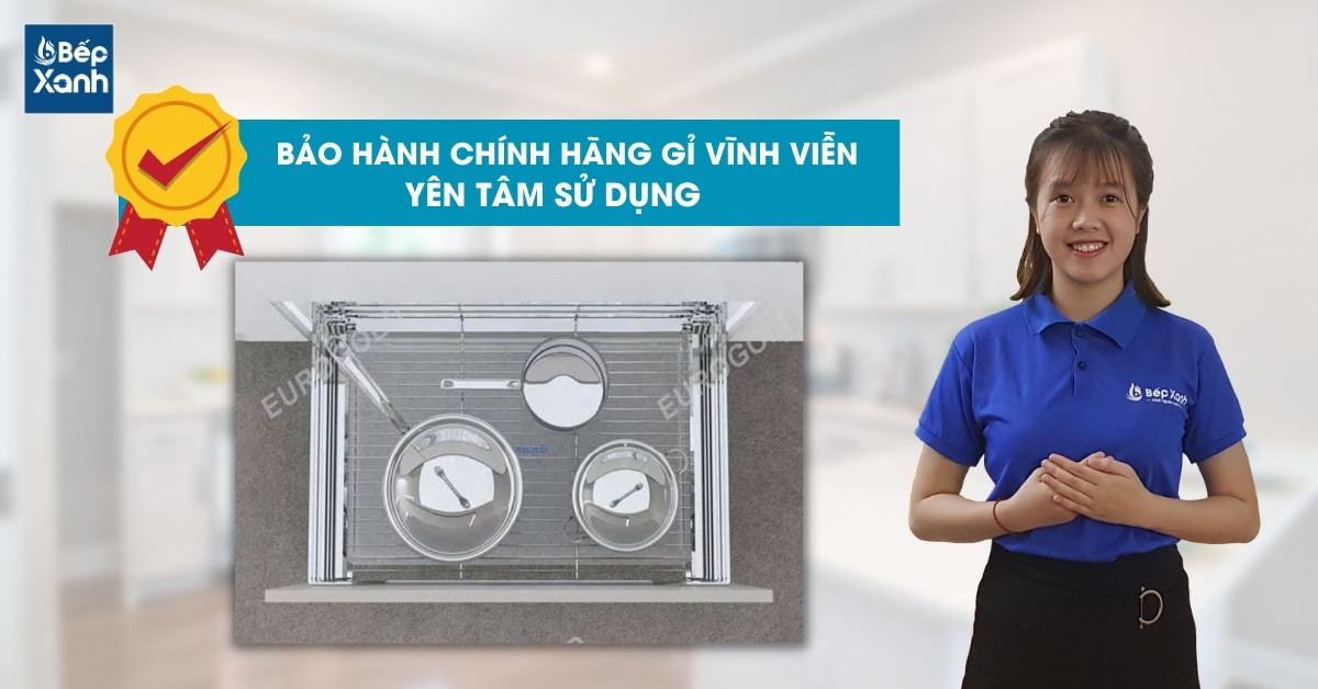 Giá xoong nồi inox EP60B được bảo hành gỉ vĩnh viễn