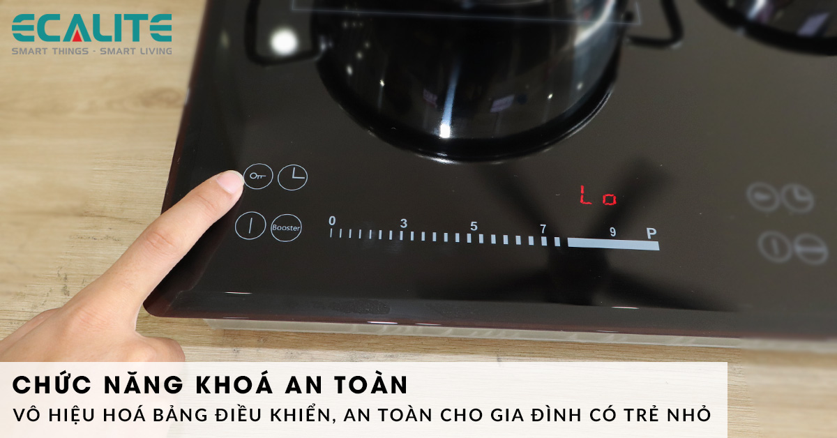 Chức năng khoá an toàn của bếp EL-MS3881IR