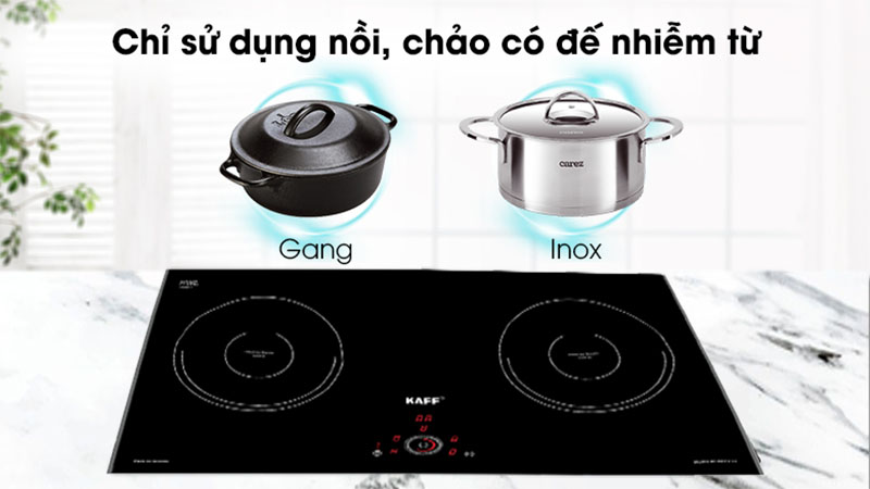 Bếp điện từ đôi Kaff KF-ROTE55