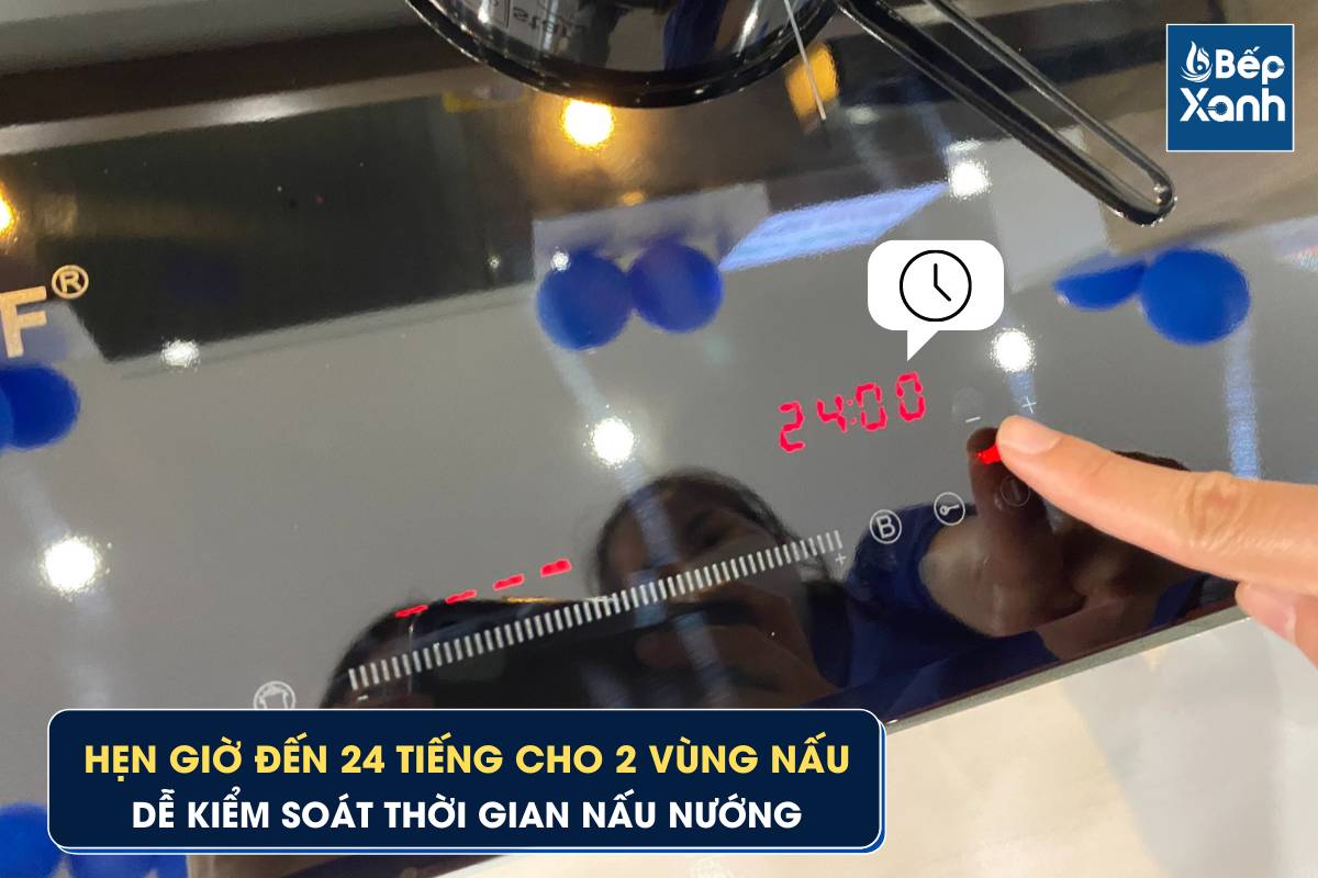 Hẹn giờ nấu đến 24 tiếng