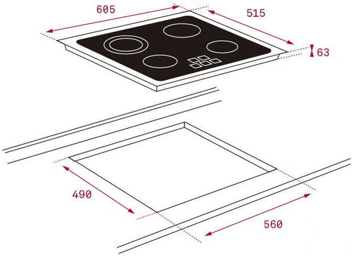 Bếp điện từ Teka TB 6310 cao cấp