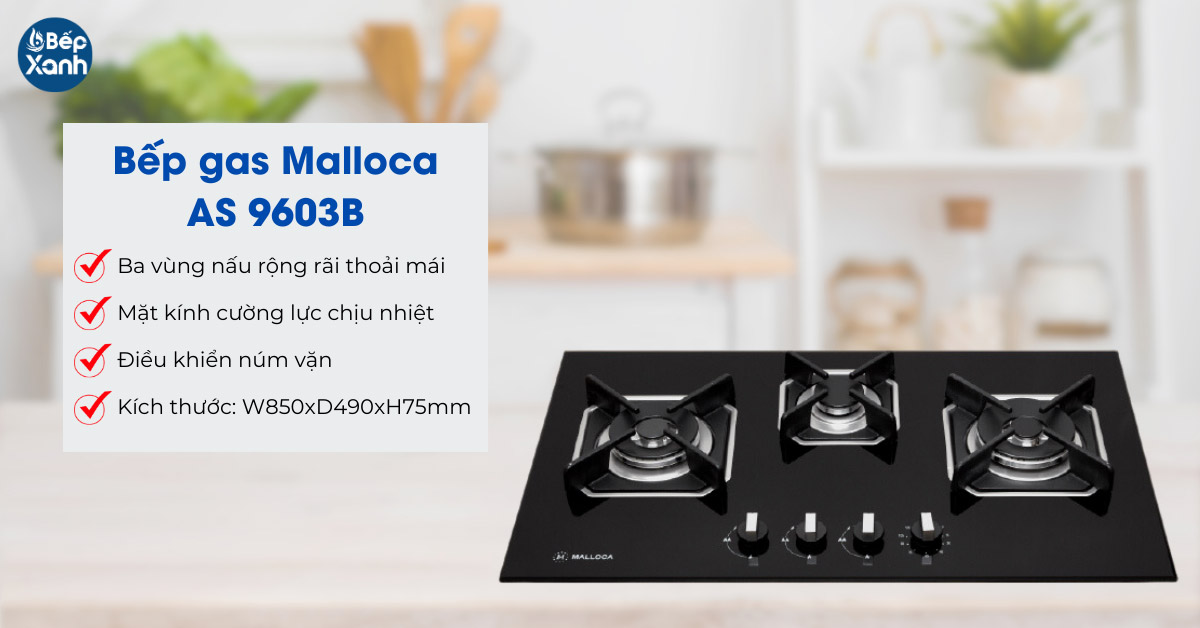 Bếp gas Malloca AS 9603B