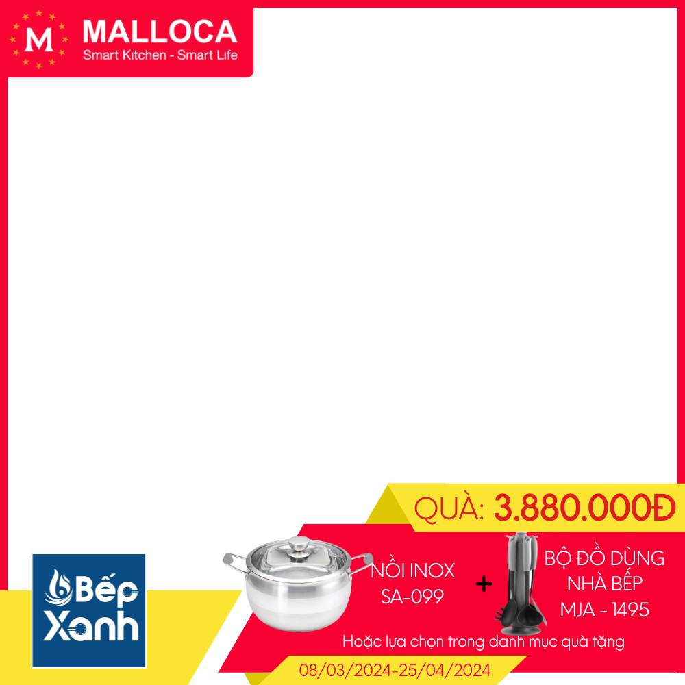 Bếp từ 2 vùng nấu Malloca MI 732 SL / Nhập khẩu Tây Ban Nha, kính Schott Ceran