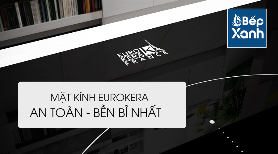 Bếp từ Malloca MH03I sử dụng mặt kính Eurokera