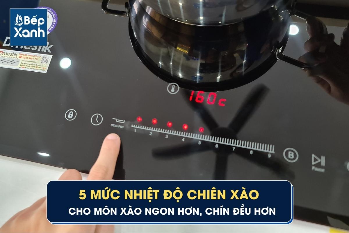 5 mức chiên xào trên bếp TL922DKI