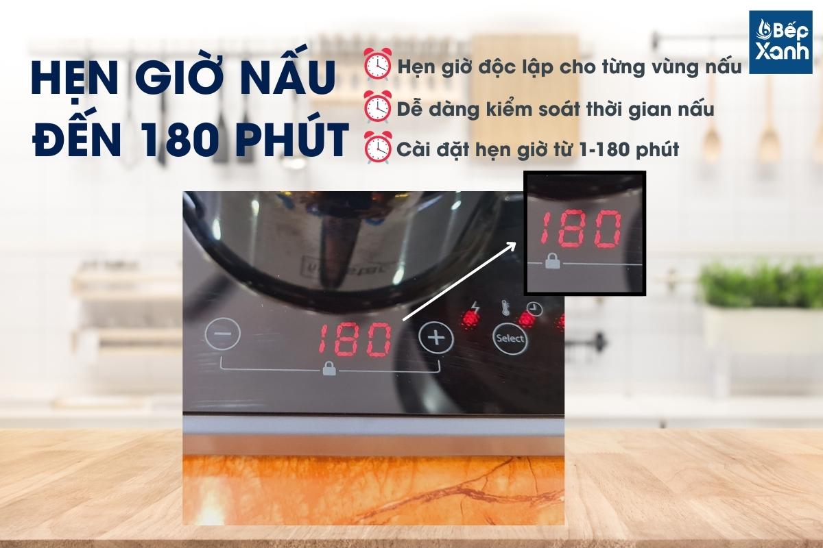 Chức năng hẹn giờ nấu tiện lợi