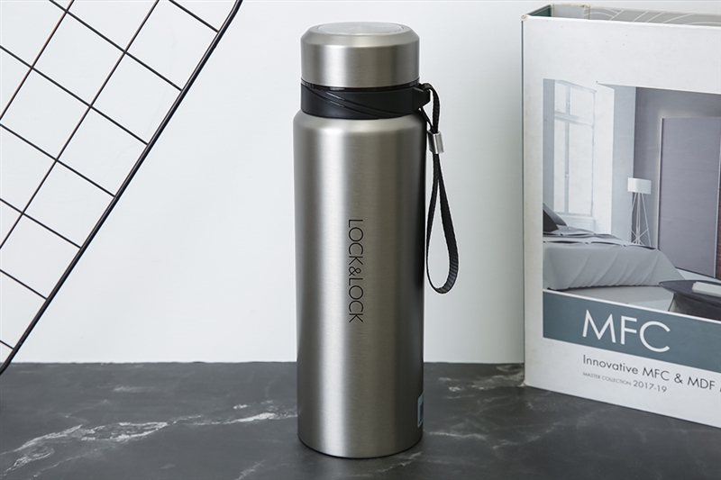 Bình giữ nhiệt inox 800 ml Lock&Lock LHC6180SLV