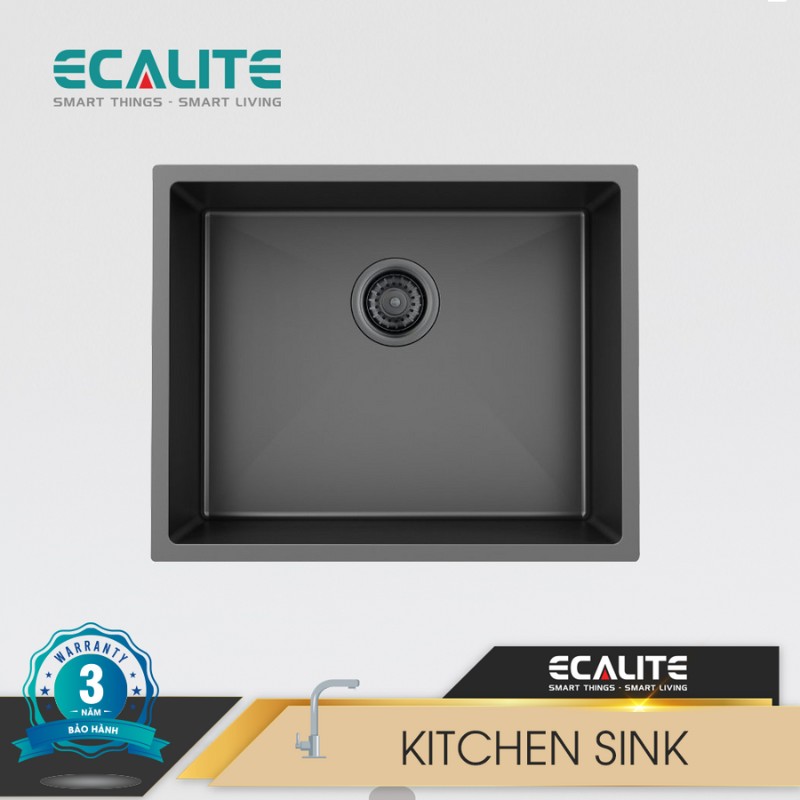 Chậu rửa chén PVD Lusor Manual Sink Ecalite ESL-5843PVD