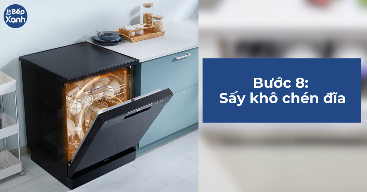 Bước 8 sấy khô vật dụng