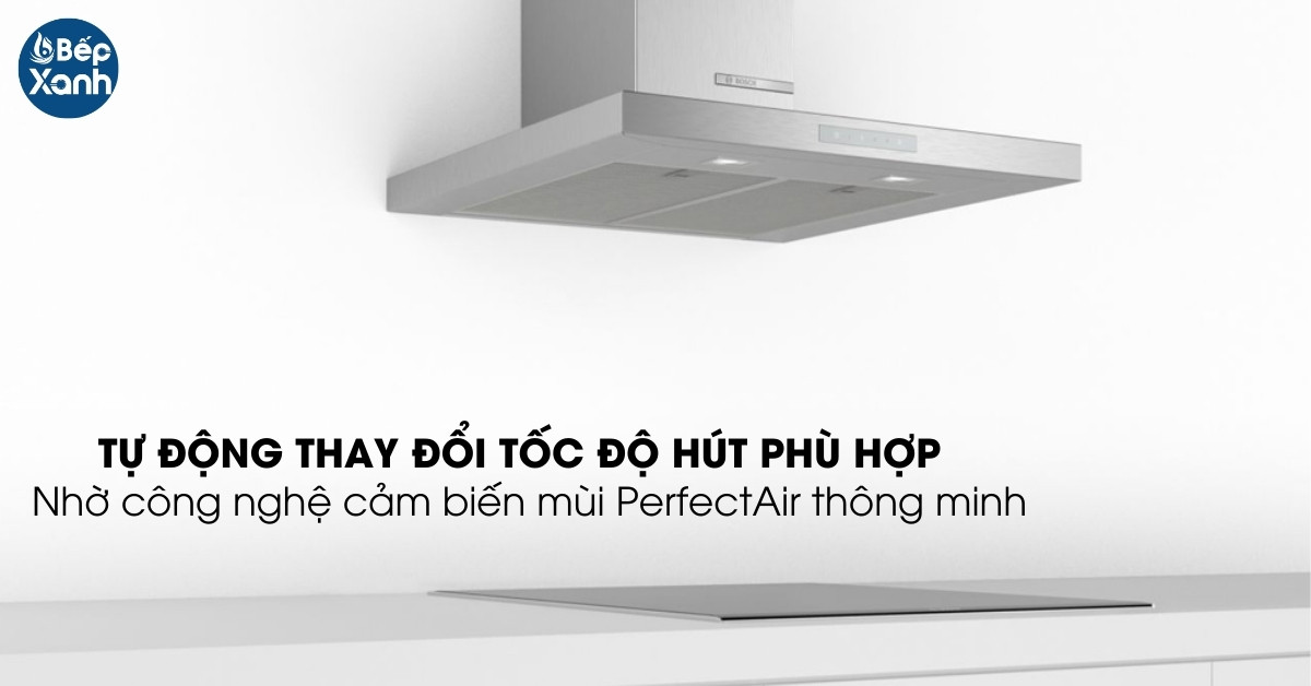Không cần điều chỉnh tốc độ hút nhờ tính năng PerfectAir