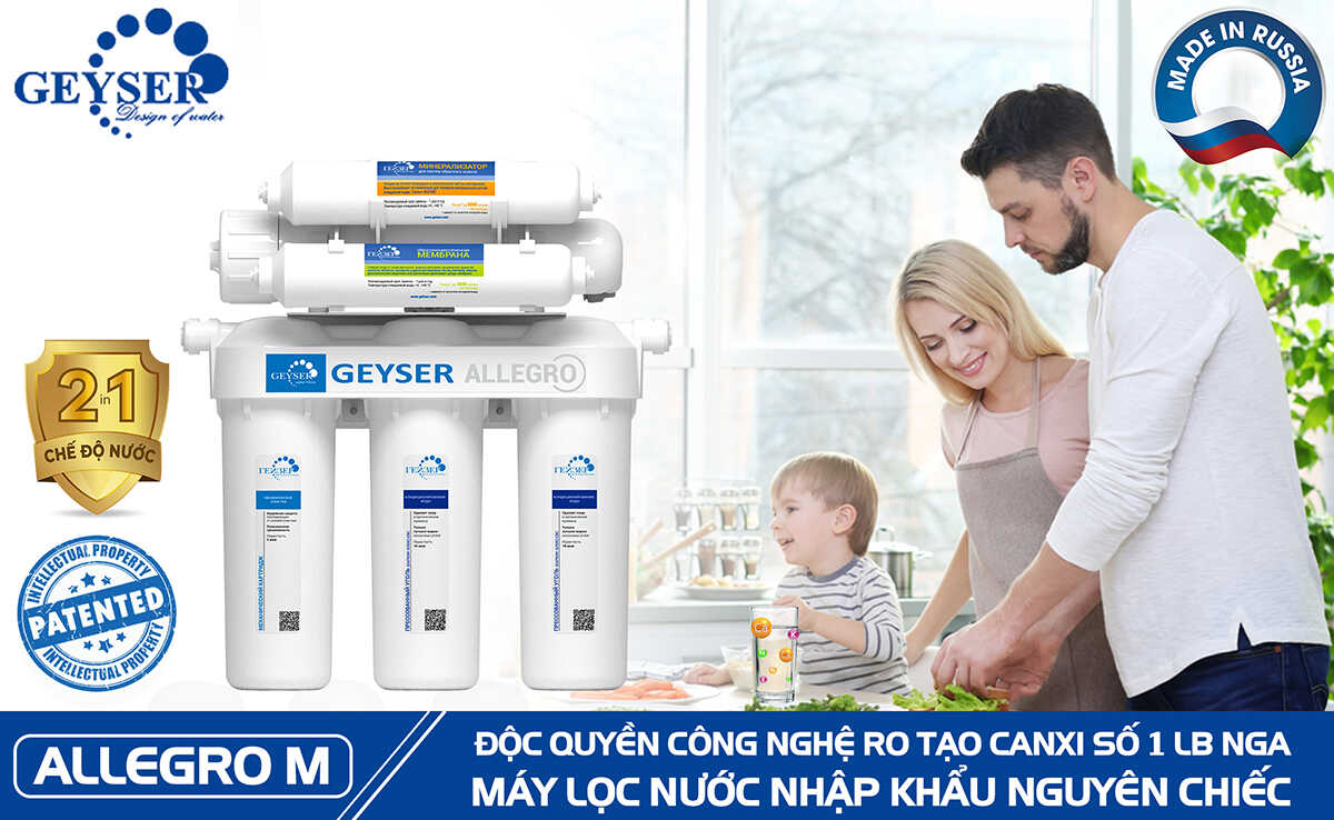 Máy lọc nước RO Geyser Allegro