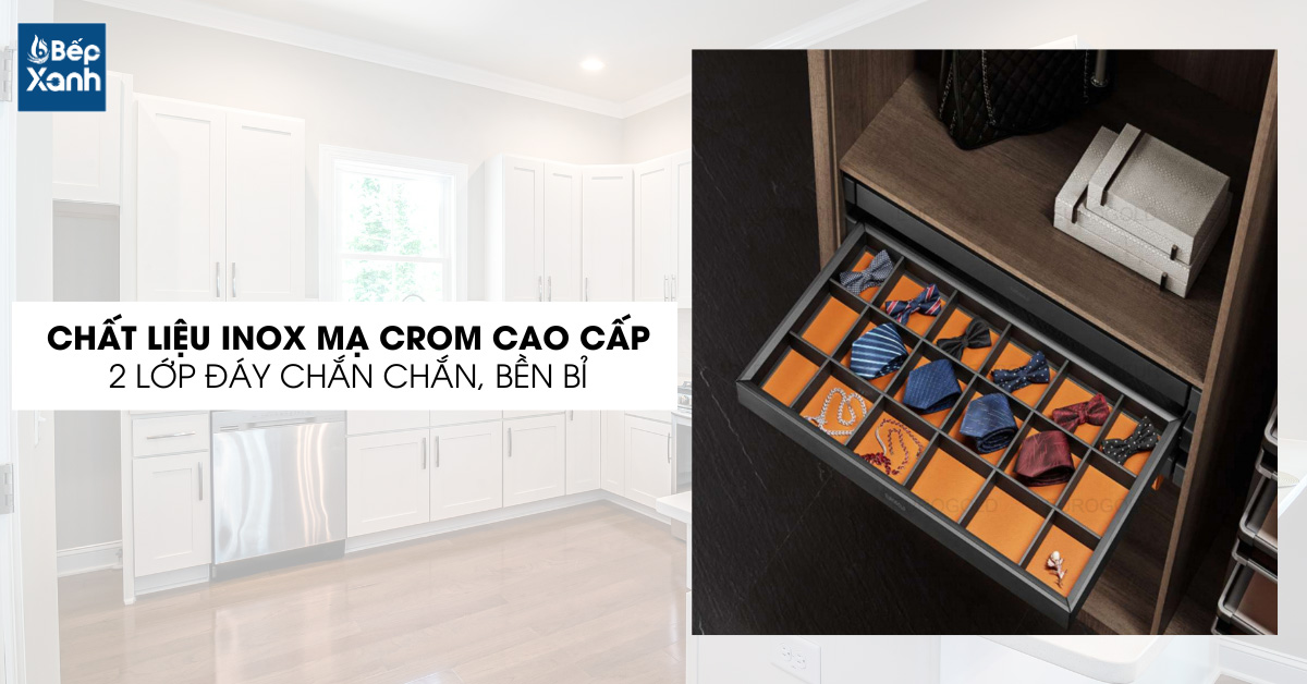 Chất liệu inox cao cấp sáng bóng