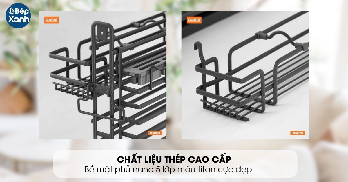 Chất liệu thép cao cấp có độ bền cao