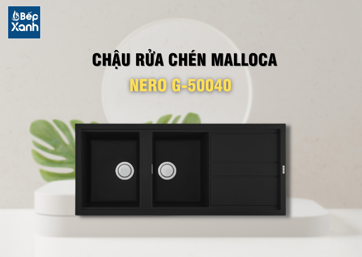 Chậu rửa đá malloca nero g50040 Chậu rửa đá malloca nero g50040
