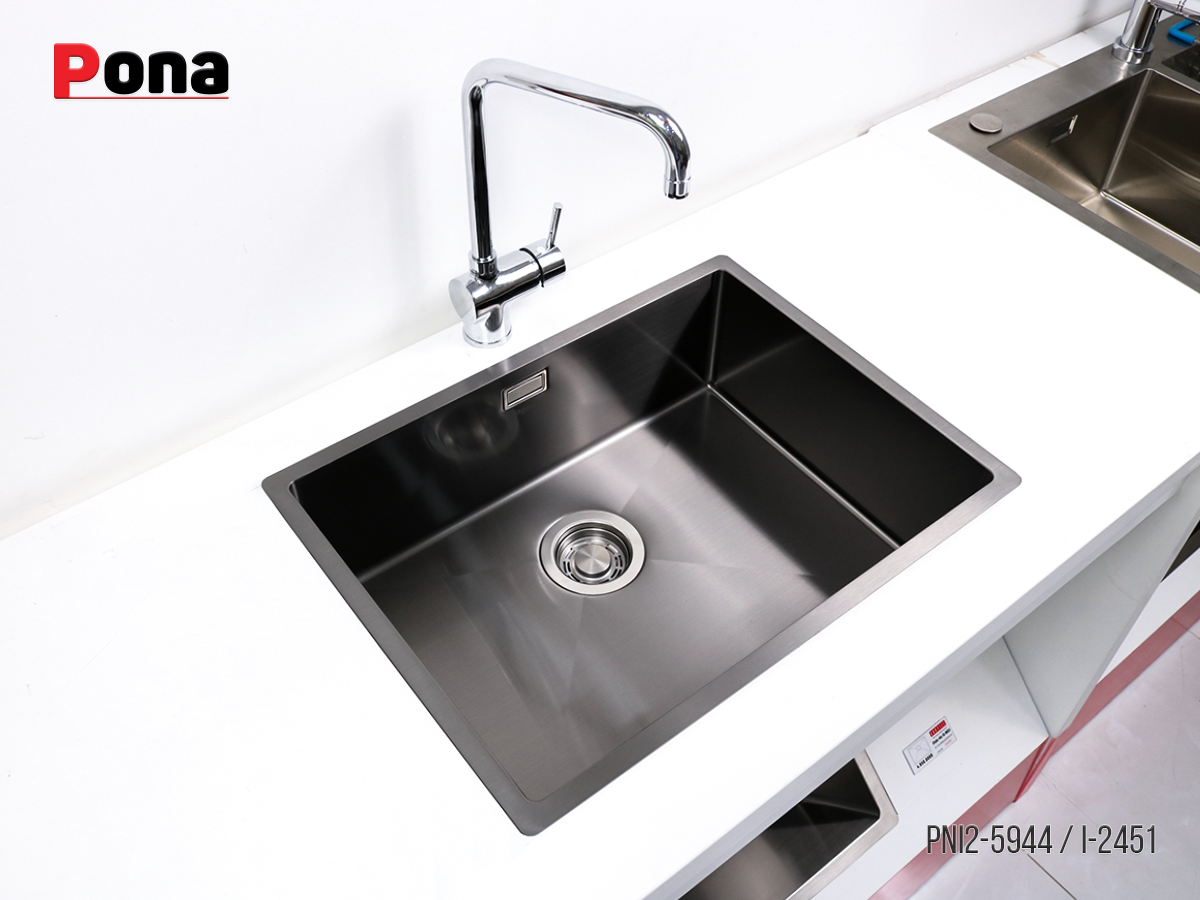Chậu Rửa Chén 1 Hố INOX304 PNI2-5944 - Màu Đen