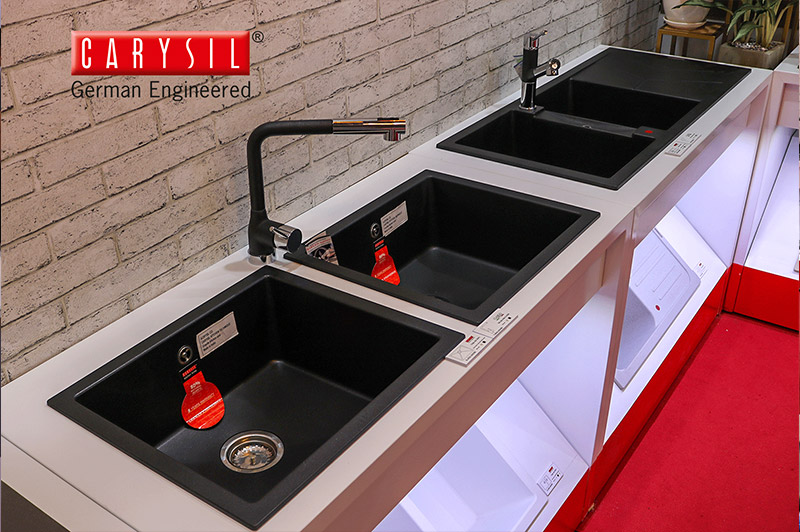 Hình Ảnh Chậu Rửa Chén Bằng Đá 1 Hố SAA1