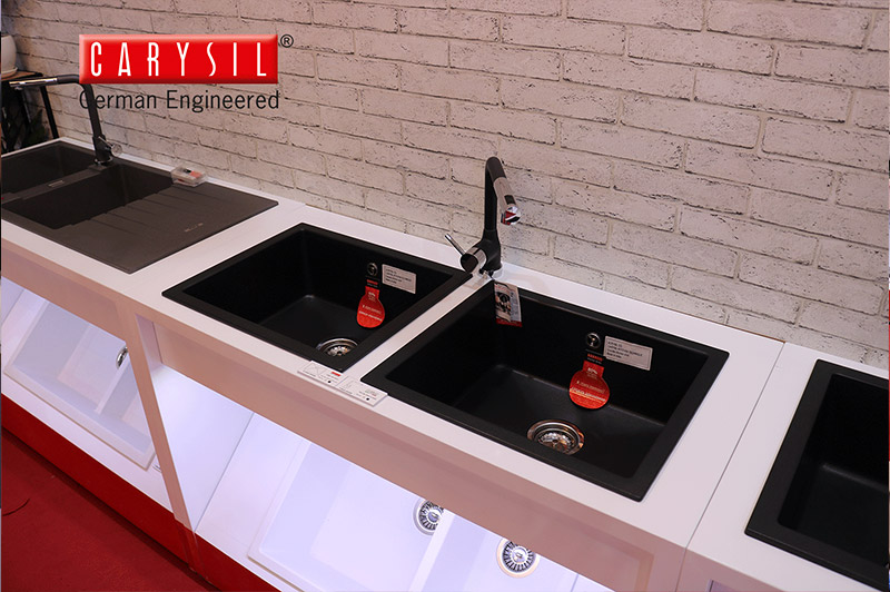 Hình Ảnh Chậu Rửa Chén Bằng Đá 1 Hố SAA1