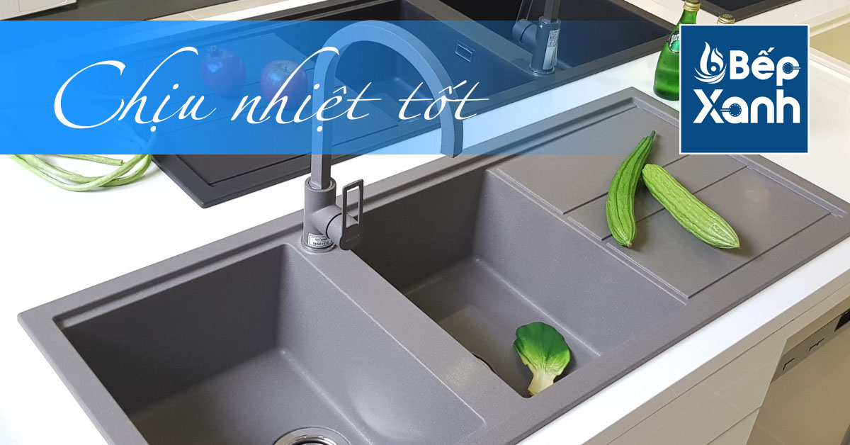 Chậu đá Malloca chịu nhiệt tốt