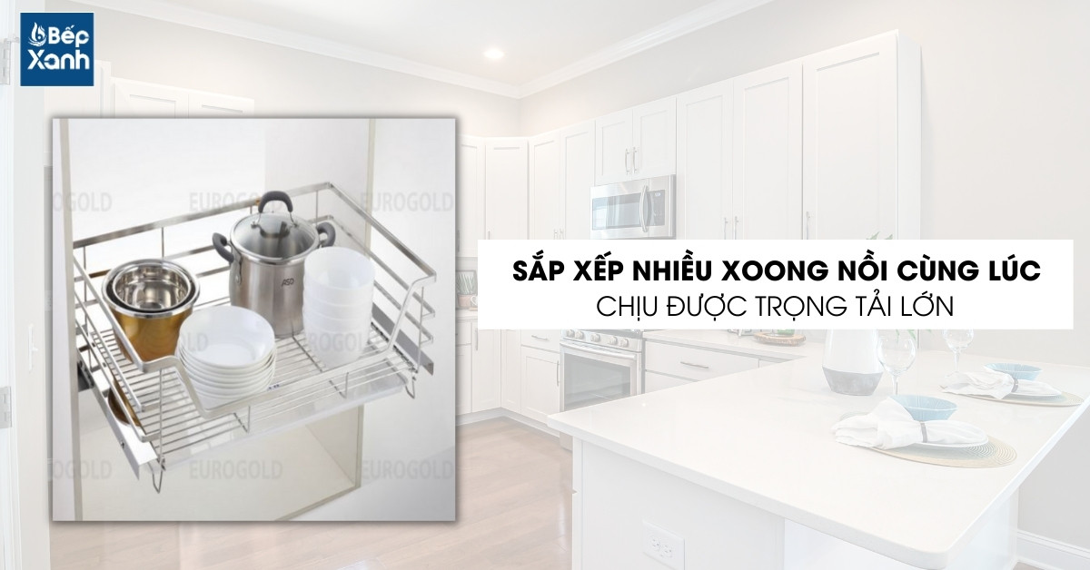 Eurogold EP60B để được nhiều nồi chảo cùng lúc
