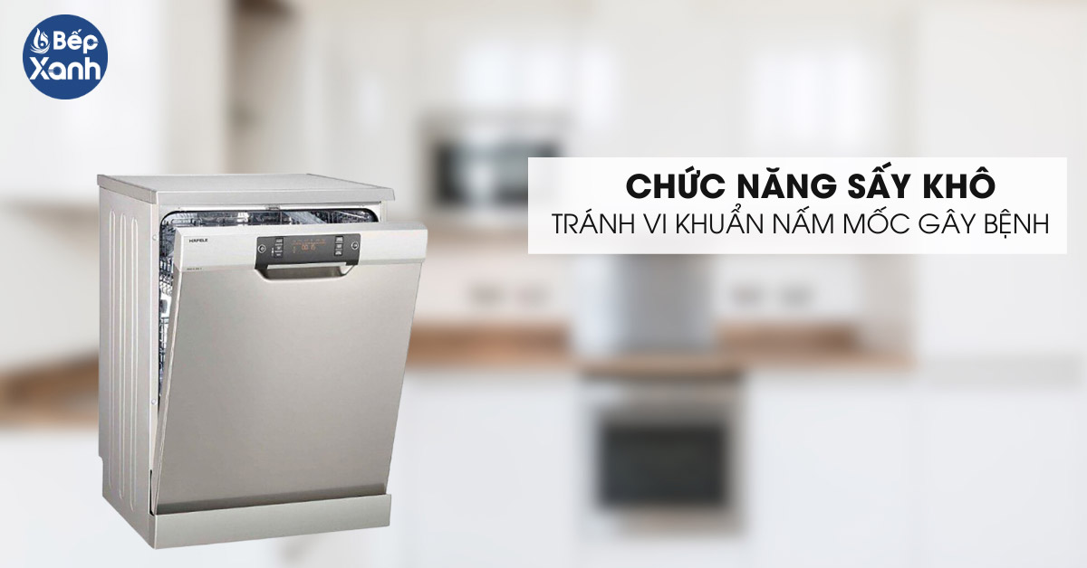 Máy rửa chén Hafele HDW-F60C chức năng sấy khô