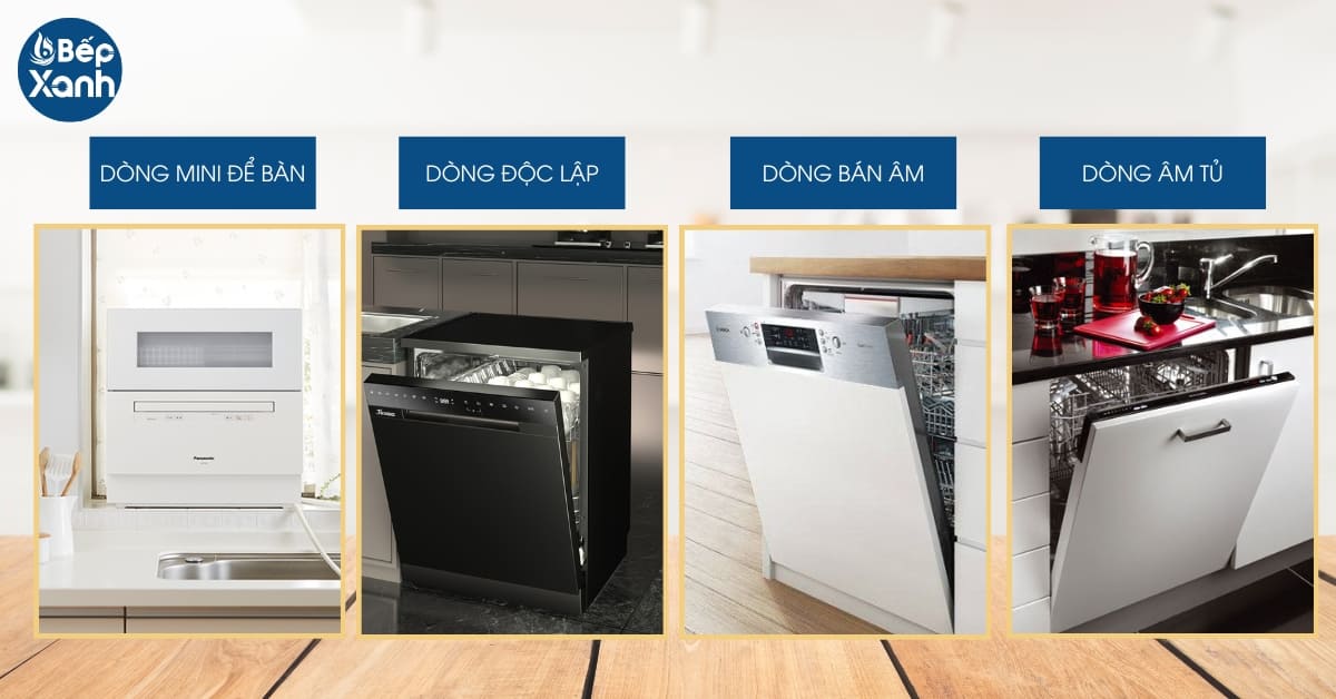 nhiều mẫu mã máy rửa chén