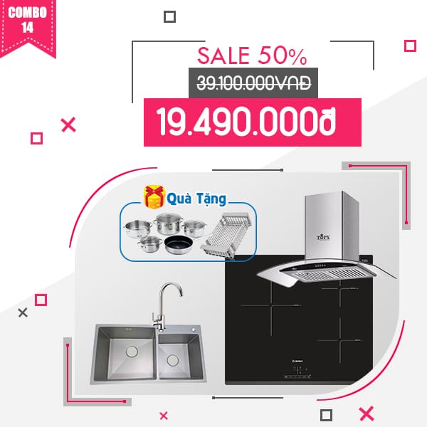 Combo bếp điện từ, nồi và chảo Ecalite Combo bếp điện từ, nồi và chảo Ecalite