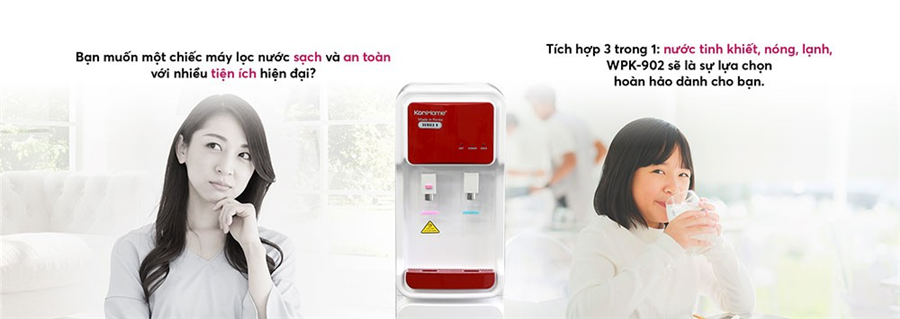 Công nghệ tích hợp của Máy lọc nước Korihome WPK-902