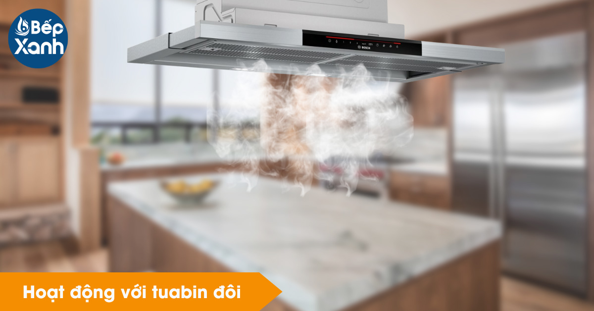 Cống suất hút mùi mạnh mẽ
