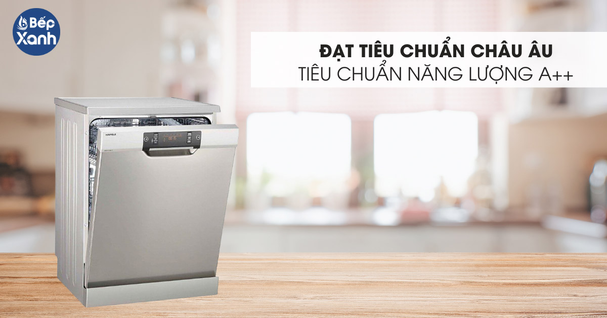 Máy rửa chén Hafele HDW-F60C đạt tiêu chuẩn châu Âu