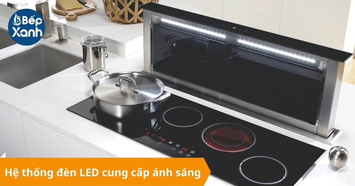 Đèn chiếu sáng hỗ trợ nấu ăn chuẩn xác