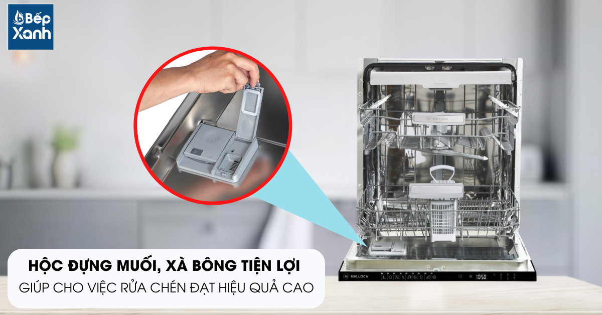Hộc đựng muối của máy rửa chén MDW14-B09FI