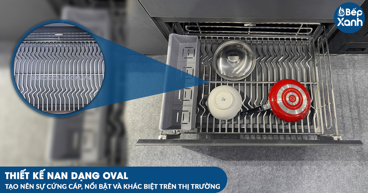 Thanh nan của EPV5070 được thiết kế theo dạng Oval 