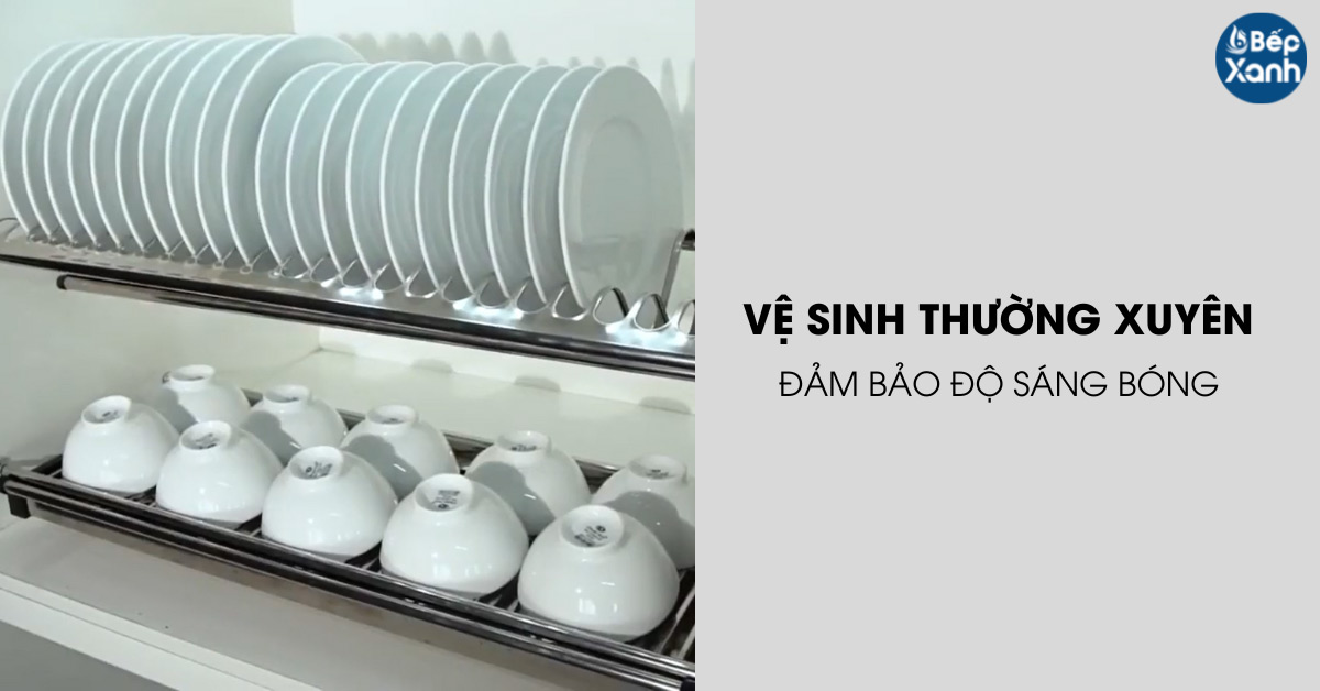 Giá bát cố định Eurogold EP1100 vệ sinh đúng cách
