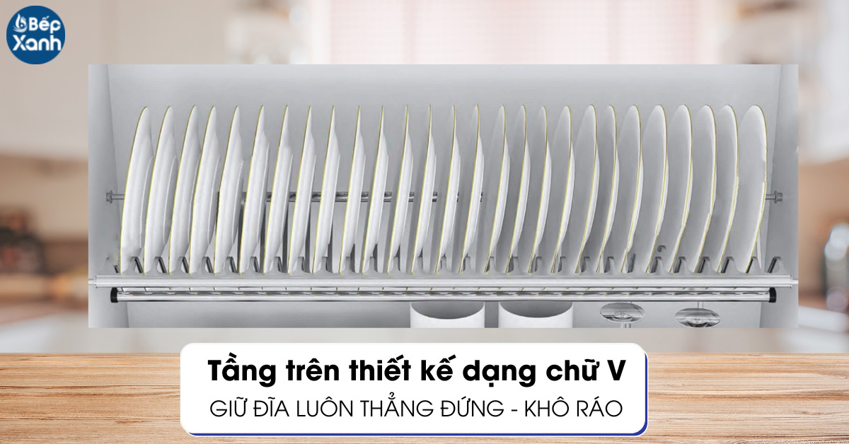 Giá bát cố định Eurogold EP180 tầng trên
