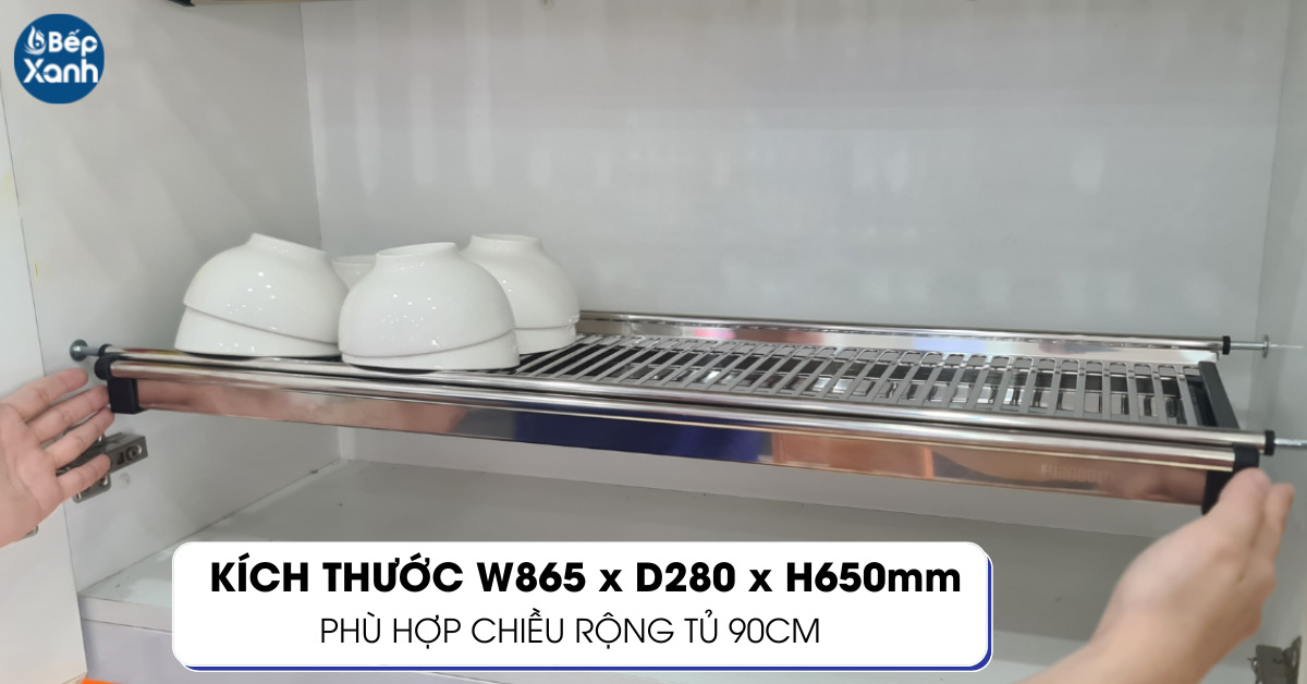 Giá bát cố định Eurogold EP190 kích thước