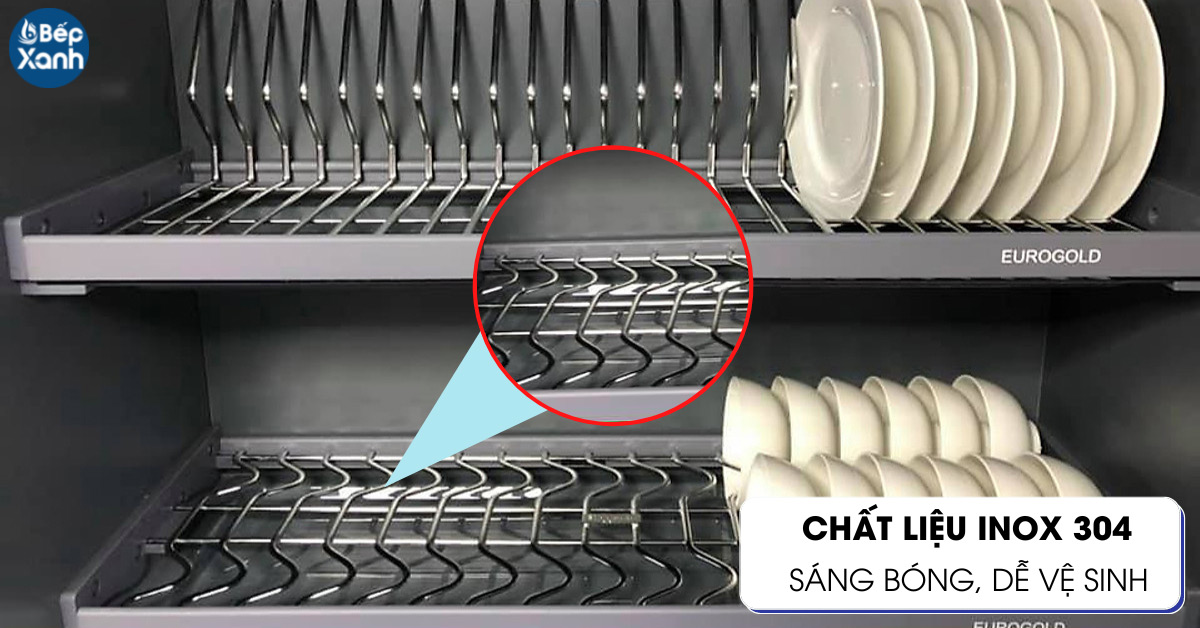Giá bát cố định nan Oval Eurogold EPV8070 chất liệu