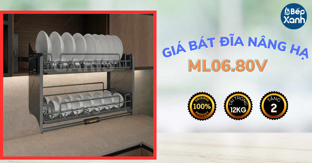 Giá bát đĩa di động ML06.80V 