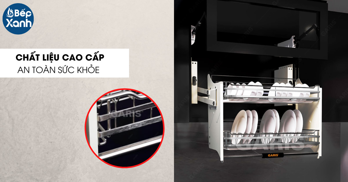 giá bát đĩa nâng hạ Garis GL06.60E chất liệu cao cấp