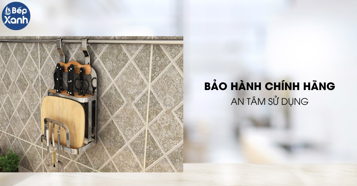 Giá để dao thớt treo ngoài inox 304 Eurogold EV228 bảo hành chính hãng