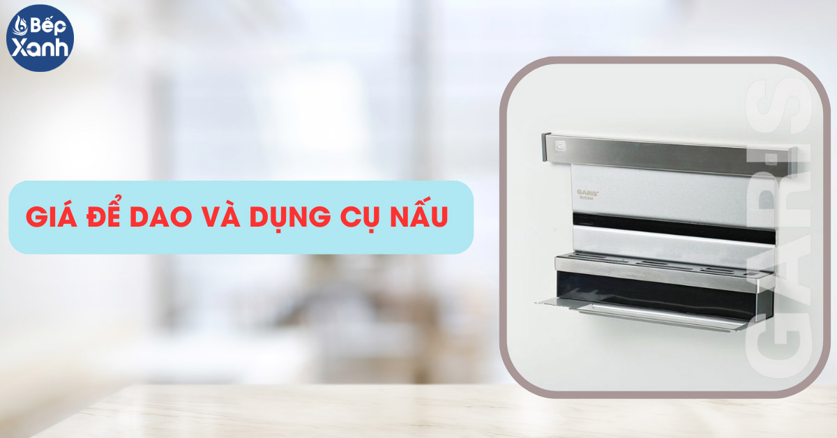 Giá treo dao và dụng cụ nấu Garis