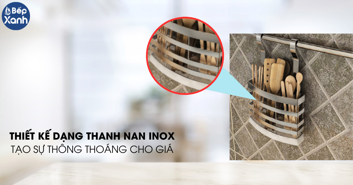 Giá để đũa thìa muôi Eurogold EV118 thiết kế thanh nan thông thoáng